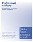 2013 Professional Advisory Cover
